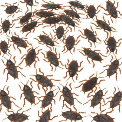 ArtCreativity Cockroach Toys for Kids, Set of 72, Fake Cockroaches with Realistic Look, Roach Prank Toys for Boys and Girls, Creepy Halloween Decorations, Unique Animal Party Favors for Children