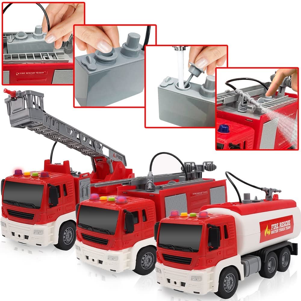 light up fire truck toy