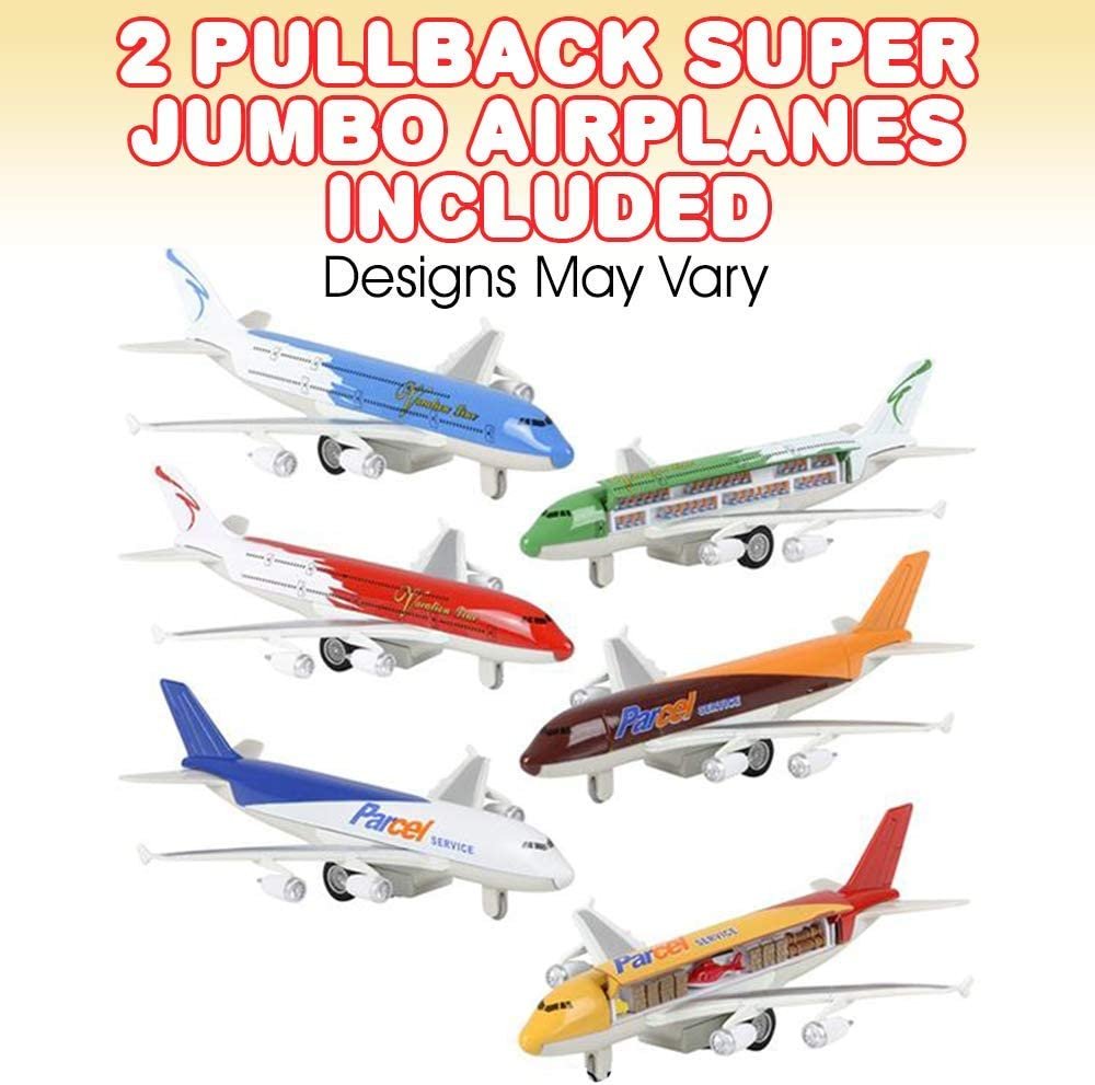 Jumbo jet plane clearance toys