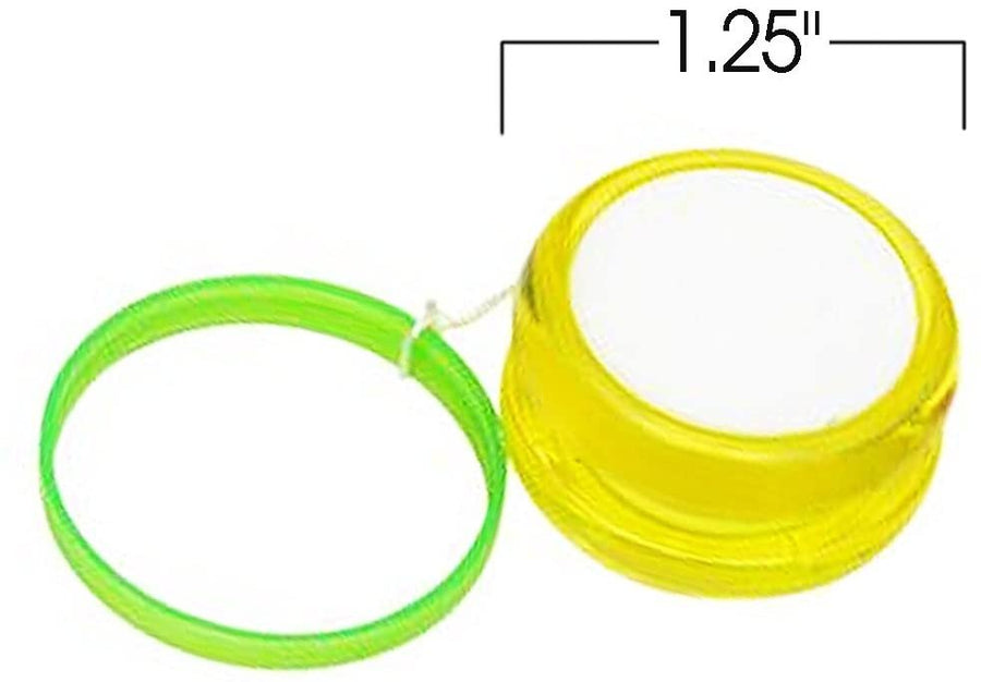 Mini Plastic Yo-Yo Set - Pack of 36 - Fun Hand Yo-Yos for Kids - Assorted Colors - Big Hit Party Favor - Amazing Gift Idea for Boys and Girls Ages 3+