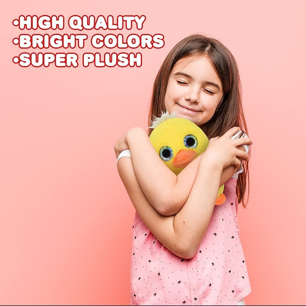 10" Plush Duck, Soft Stuffed Duck Toy for Kids, Home & Nursery Animal Decoration