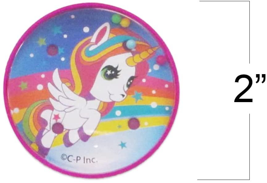 Unicorn Pill Puzzles for Kids, Set of 12, Ball Puzzles in Assorted Designs, Great as Birthday Party Favors, Carnival Prizes for Kids, Goodie Bag Fillers, and Stocking Stuffers