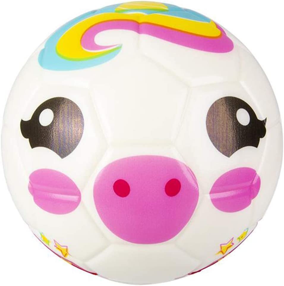 ArtCreativity Foam Unicorn Soccer Ball for Kids, 6 Inch Slow Rising Foam Ball, Cute Unicorn Gifts for Girls and Boys, Indoor and Outdoor Fun, Great Birthday Gift for Children