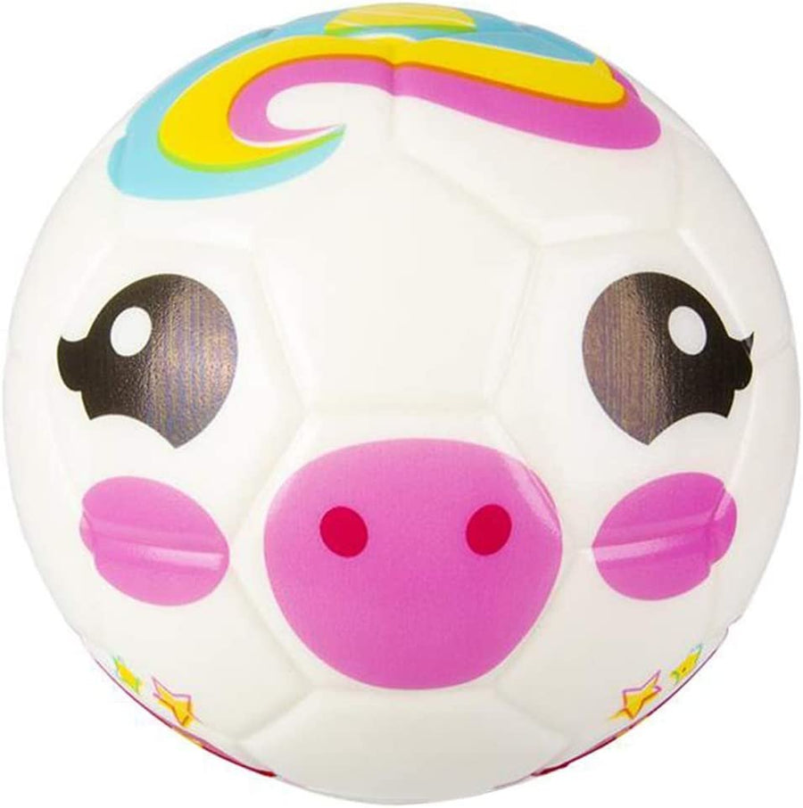 Foam Unicorn Soccer Ball for Kids, 6" Slow Rising Foam Ball, Cute Unicorn Gifts for Girls and Boys, Indoor and Outdoor Fun, Great Birthday Gift for Children