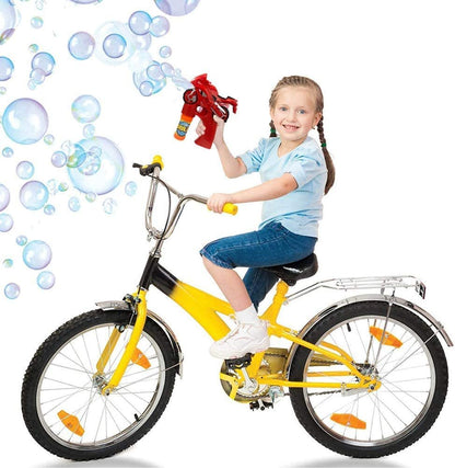 ArtCreativity Motorcycle Bubble Blaster Gun Set with Exciting LED and Sound Effects, Set of 2, Illuminating Bubble Blowers with Bubble Solution and Batteries Included, Great Gift Idea for Kids