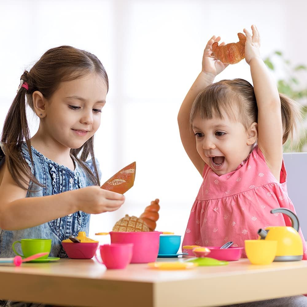 Squeeze Pastry Toys, Set of 4, Stress Relief Toys for Kids and Adults with Hanging Chains, Super Squeezy Stress Toys, Keychain Accessories and Party Favors for Boys and Girls