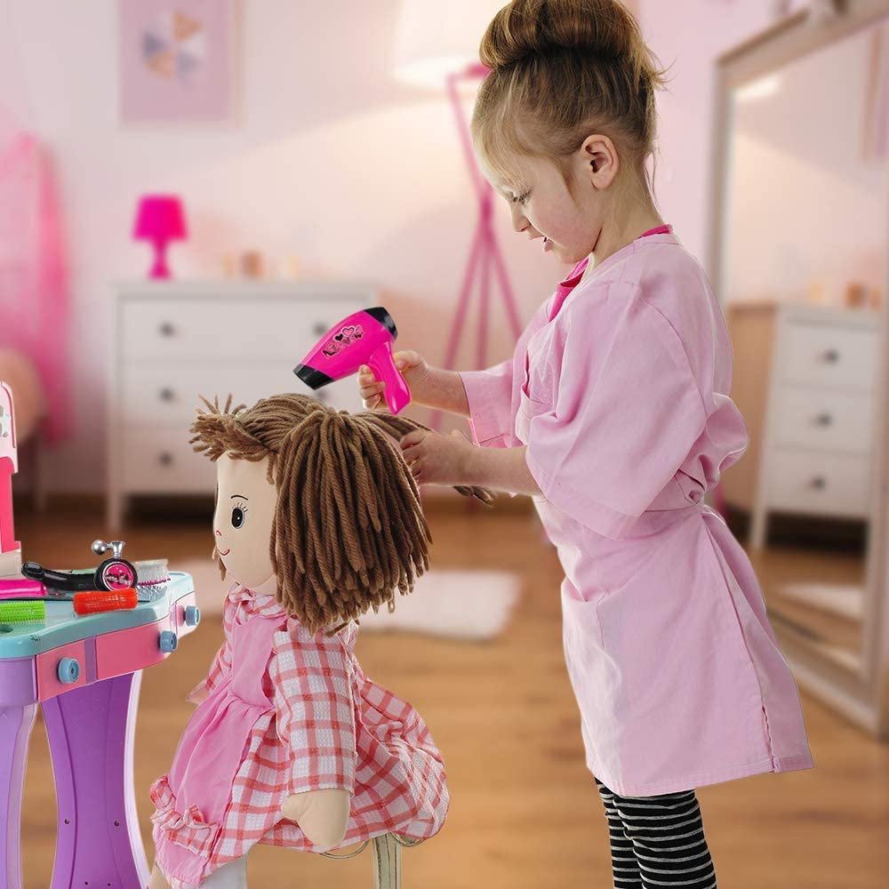 Hair Dressing Play Hairdressing Set Hair Stylist Set For Girls