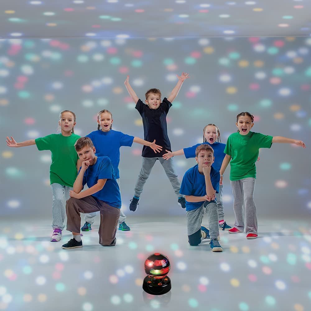 Revolving Disco Light for Kids and Adults, 1PC, Multi-Colored LED Party Disco Lighting, Perfect for Room Decor, Wedding Reception Decorations, Great Birthday & Holiday Present