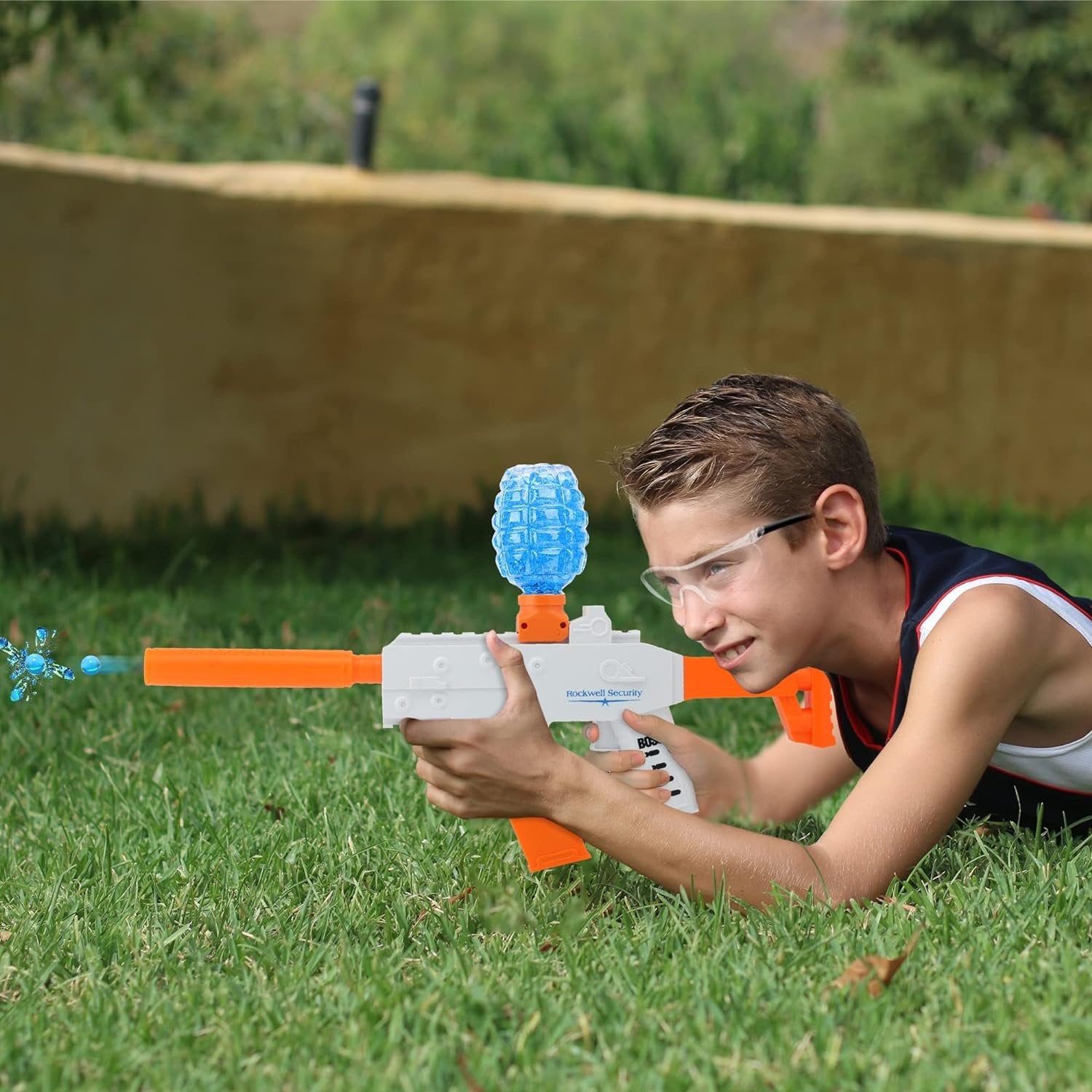 Electric Gel Ball Blaster Gun - Water Gel Blaster Gun with 2500 Water Beads, Automatic Gellyball Gun for Outdoor Summer Activities for Boys and Girls