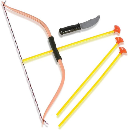 ArtCreativity Bow and Arrow Toy Set for Kids - Pack of 2 - Includes 2 Bows, 6 Suction Cup Arrows, and 2 Toy Knives - Fun Outdoor Archery Toys and Games for Boys and Girls Ages 3+