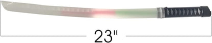 ArtCreativity Light Up Swords for Kids, Set of 3, 23 Inch Toy Swords with Flashing LED Lights and Sound Effects, Halloween Dress-Up Costume Accessories, Great Birthday Gift for Boys and Girls