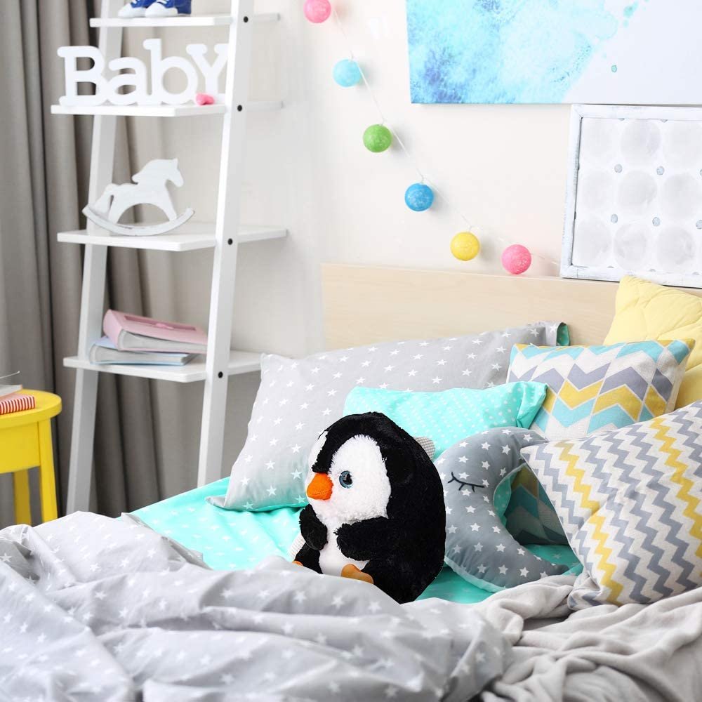 Belly Buddy Penguin, 10" Plush Stuffed Penguin, Super Soft and Cuddly Toy, Cute Nursery Décor, Best Gift for Baby Shower, Boys and Girls Ages 3+