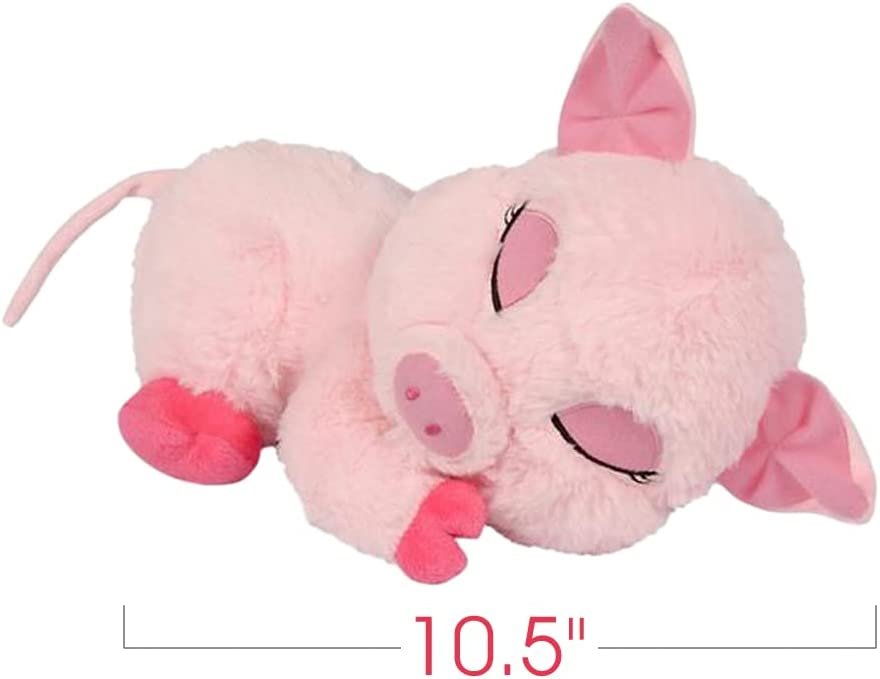 Dozy Pig and Donkey, Includes 1 Pig Stuffed Animal and 1 Donkey Stuffed Animal, Cute Plush Toys for Kids with an Adorable Sleepy Design, Great as Baby Nursery Decorations