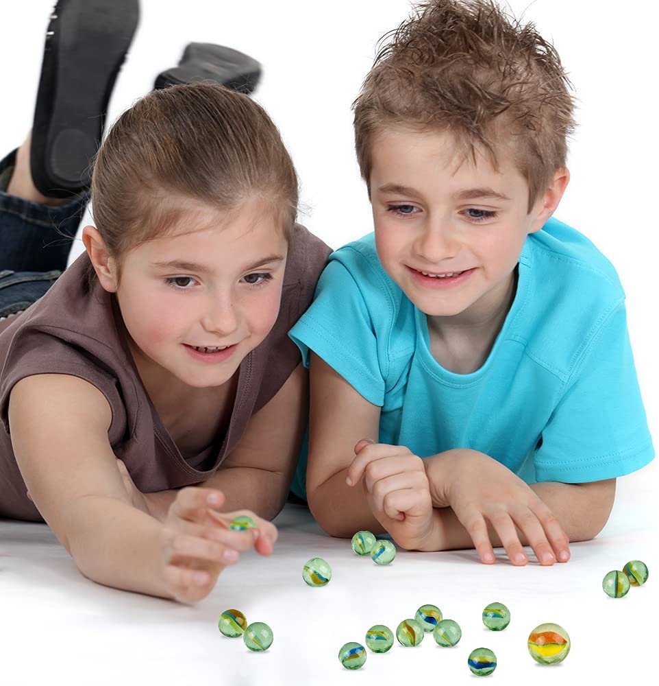Marble Game Sets, Pack of 12, Include 14 Marbles and 1 Shooter Per Pac ·  Art Creativity