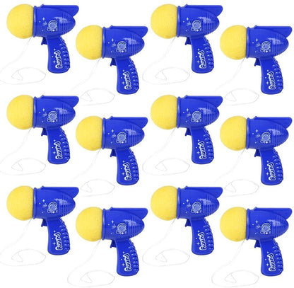 ArtCreativity Mini Space Ball Blasters, Pack of 12, 3 Inch Foam Ball Toy Launchers, Birthday Party Favors, Goodie Bag Fillers, Carnival Prize for Kids