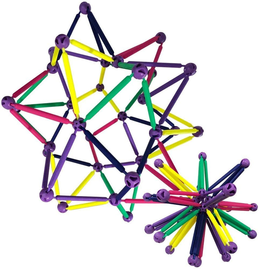 Collapsible Ball Toys, Set of 2 Expanding Mini Spheres for Kids, Stress Relief Fidget Toy for ADHD, Anxiety, Autistic Children, Great Party Favors and Gifts for Boys and Girls