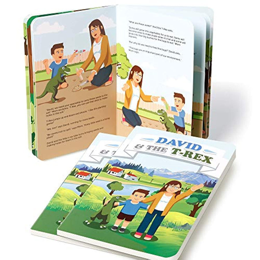 Educational Book for Kids | David and the T-Rex | Fun Children’s Learning Book About the Environment | Full Color Illustrations | Great Gift Idea for Preschool Boys, Girls, Toddlers