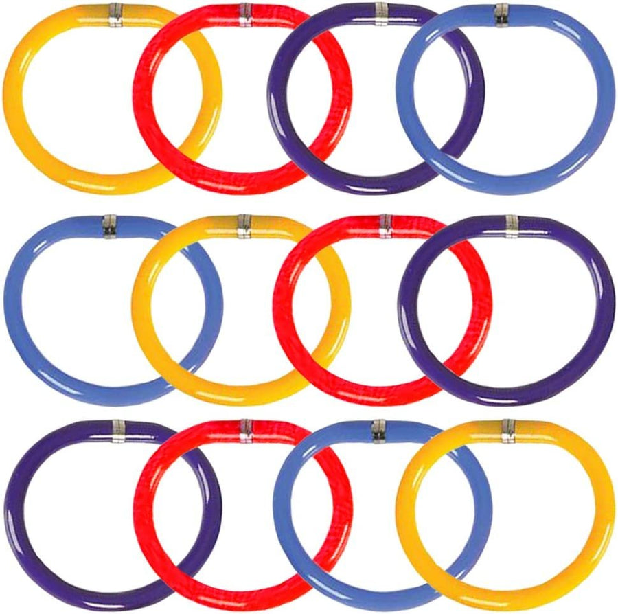 Bracelet Pens for Kids, Set of 24, Functional 2-in-1 Pens with Blue Ink, Birthday Party Favors for Boys and Girls, Goodie Bag Fillers for Children and Adults, Teacher Rewards, 4 Colors