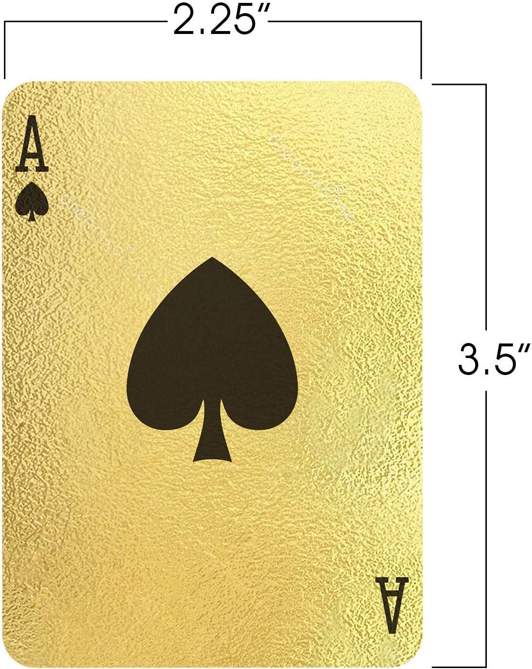 Gamie Silver and Gold $100 Bill Playing Cards, 2 Decks, Waterproof Playing Cards for Kids, Adults and Poker, Vegas Party Decorations, Casino Birthday Party Favors, 3.5 x 2.25"es