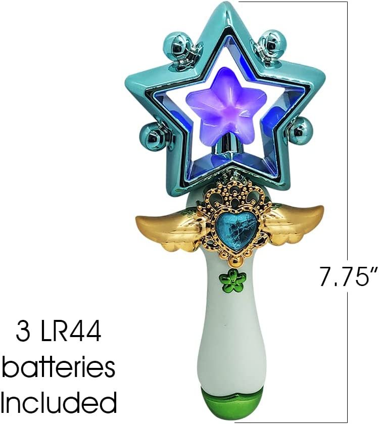 8 Light Up Fiberoptic Star Wands Princess LED Fiber Optic Lot Favors Toy  Sticks