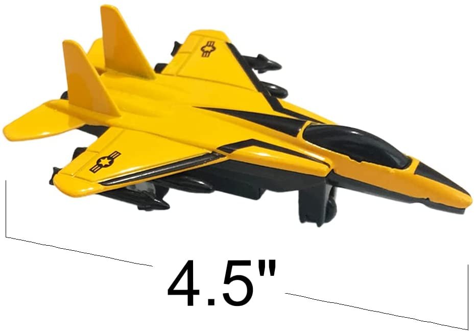  Crelloci 5 Pack Army Airplane Toys Set Military Fighter Jet Die  Cast Plane Metal Aircraft Toy, Pull Back Play Vehicle Aircraft Gift for  Kids Boys Girls Children 3+ Years Old 