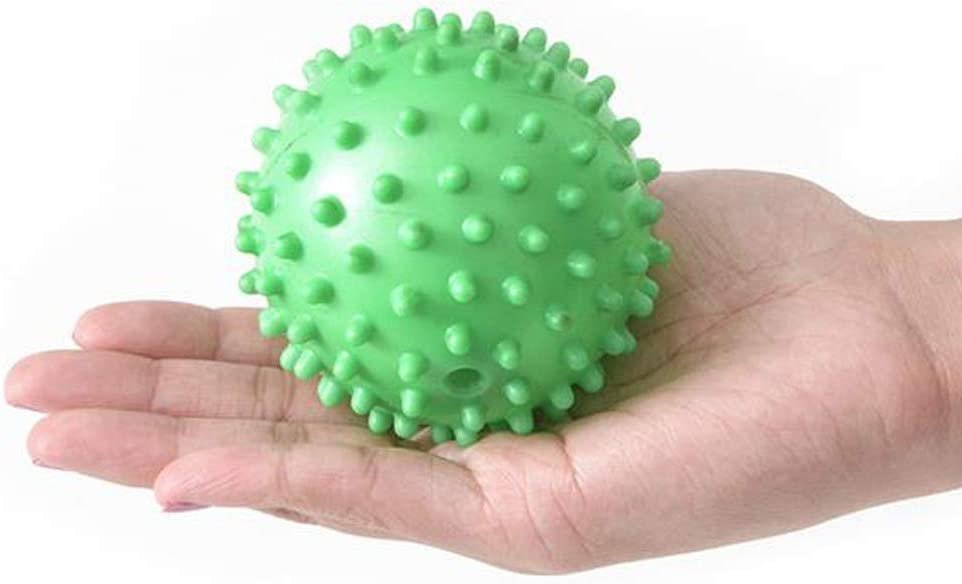 Inflated Knobby Balls, Pack of 12, Spiky Sensory Bouncing Balls for Autism, ADHD, ADD, Anxiety Relief, Birthday Party Favors, Treasure Box Prizes, 3" Balls for Kids and Adults