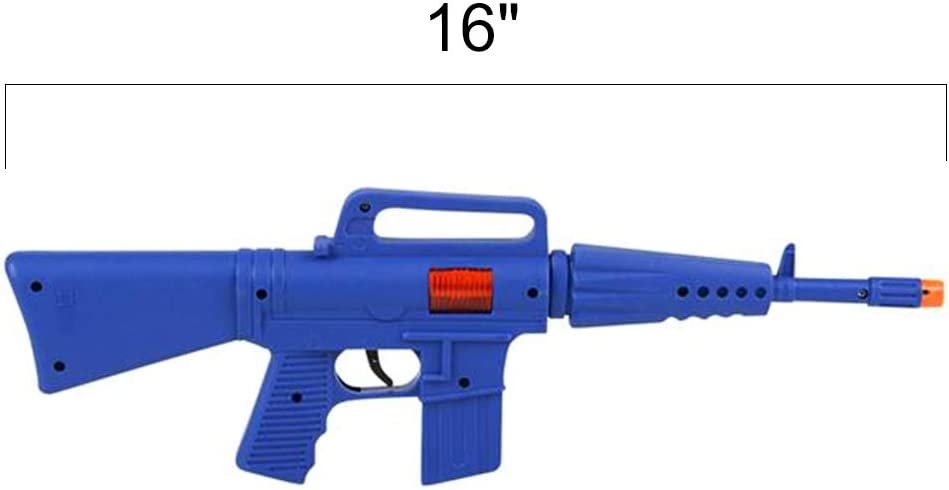 ArtCreativity Rifle Toy Gun for Boys and Girls, Set of 2, Pretend Play Toy Rifles with Sound and Sparking Action, No Batteries Needed, Kids’ Action Toys, Best Holiday and Birthday Gift, Red and Blue