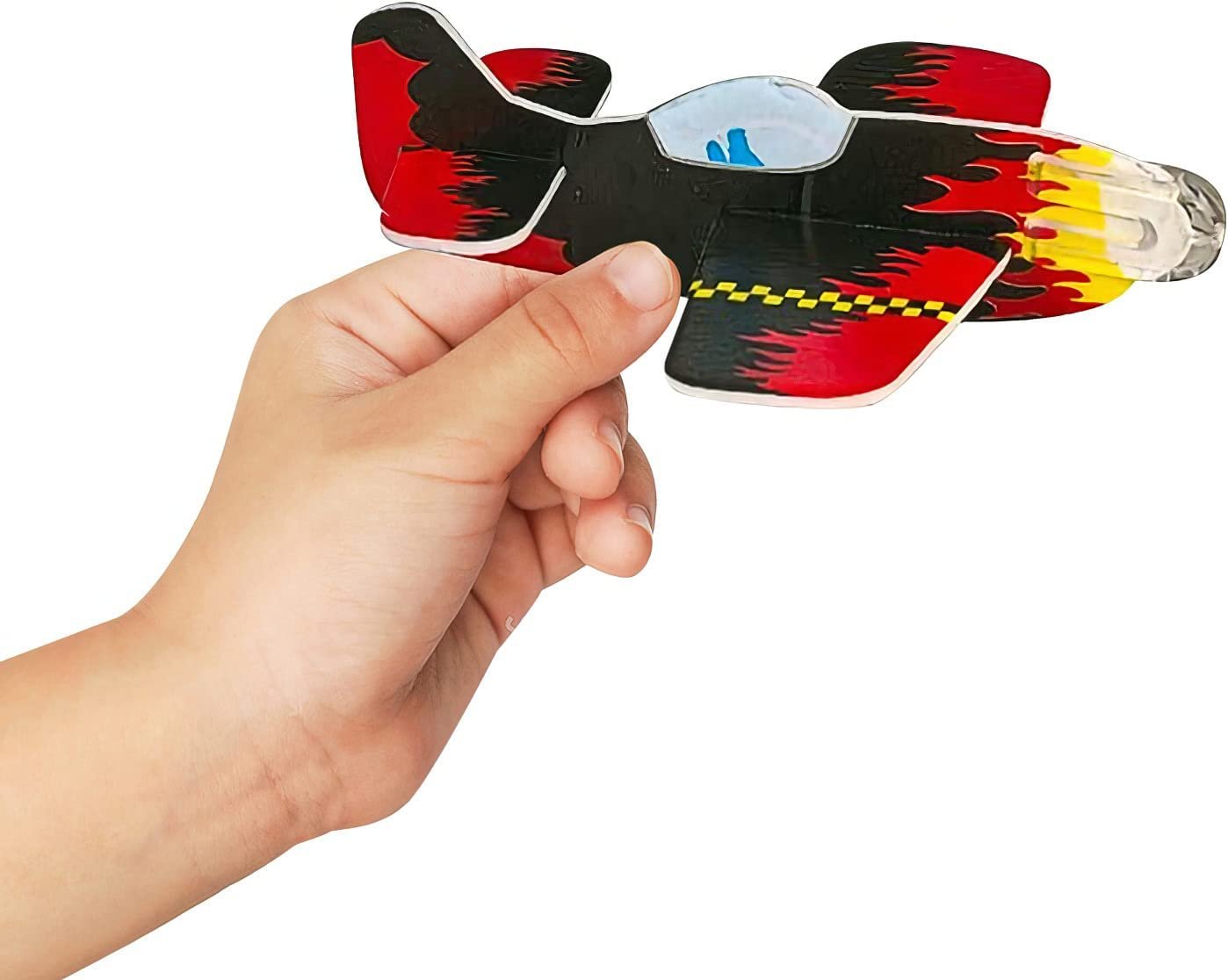 Foam Gliders for Kids - Bulk Set of 72 - Lightweight Planes with Various Designs - Individually Packed Flying Airplanes - Fun Birthday Party Favors, Goodie Bag Fillers, Boys and Girls