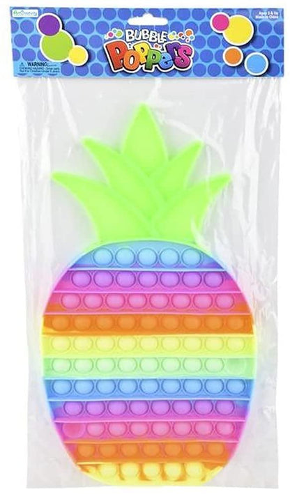 ArtCreativity Mega Neon Pineapple Bubble Popper, 1 Piece, Jumbo Pop It Fidget Toy for Kids and Adults, Giant Pop It Toys in Assorted Colors, Huge Fidget Toys for Girls and Boys