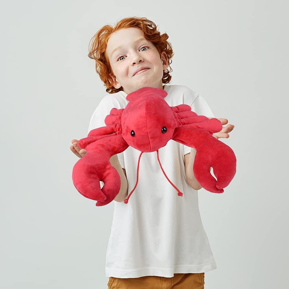 ArtCreativity Lobster Plush Toy, 1PC, Soft Stuffed Lobster Toy for Kids, Cute and Cuddly Stuffed Animals for Girls and Boys, Nursery and Playroom Decorations, Underwater Party Décor, 24 Inches