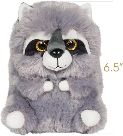 ArtCreativity Belly Buddy Raccoon, 6.5 Inch Plush Stuffed Raccoon, Super Soft and Cuddly Toy, Cute Nursery Décor, Best Gift for Baby Shower, Boys and Girls Ages 3+