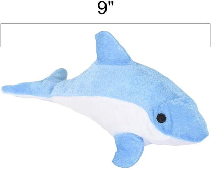 ArtCreativity Plush Dolphin Toys, Set of 12, Huggable Stuffed Animal Toys, Adorable Underwater Party Favors for Kids, Animal Nursery Decorations, Great Photoshoot Props, Baby Shower Decor