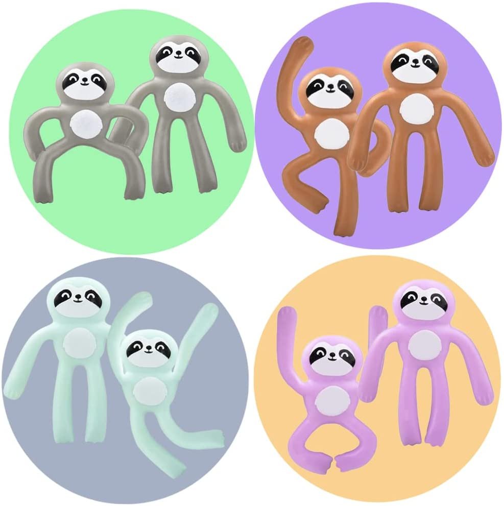 ArtCreativity 48er Set Faltbare Mini-Faultier-Spielzeuge – Flexible Tierfiguren In 4 Farben – Anti-Stress & Sensorik-Spielzeug Für Kinder Ab 3 Jahren ArtCreativity 48er Set Faltbare Mini-Faultier-Spielzeuge – Flexible Tierfiguren In 4 Farben – Anti-Stress & Sensorik-Spielzeug Für Kinder Ab 3 Jahren