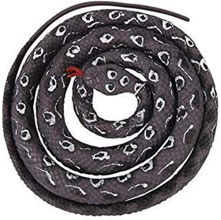 Russell’s Viper Realistic Rubber Snake Toy for Kids, 48" Fake Snake Prank Gag Toy, Science Educational Tool, Reptile and Snake Party Decorations and Favors for Boys and Girls