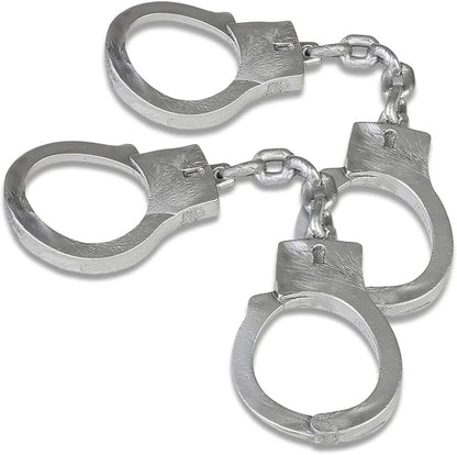ArtCreativity 10.5 Inch Stretchy Handcuffs - Pack of 2 - Elastic Pretend Play Toy Handcuffs - Flexible Kiddie Handcuffs - Party Favor, Stage or Costume Prop, Goody Bag Filler, Gift for Boys and Girls