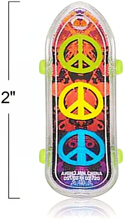 Mini Finger Skateboards for Kids, Bulk Pack of 144, Durable Finger Boards in Assorted Designs, 2" Fingerboard Skateboard Party Favors, Goody Bag Fillers, Stocking Stuffers