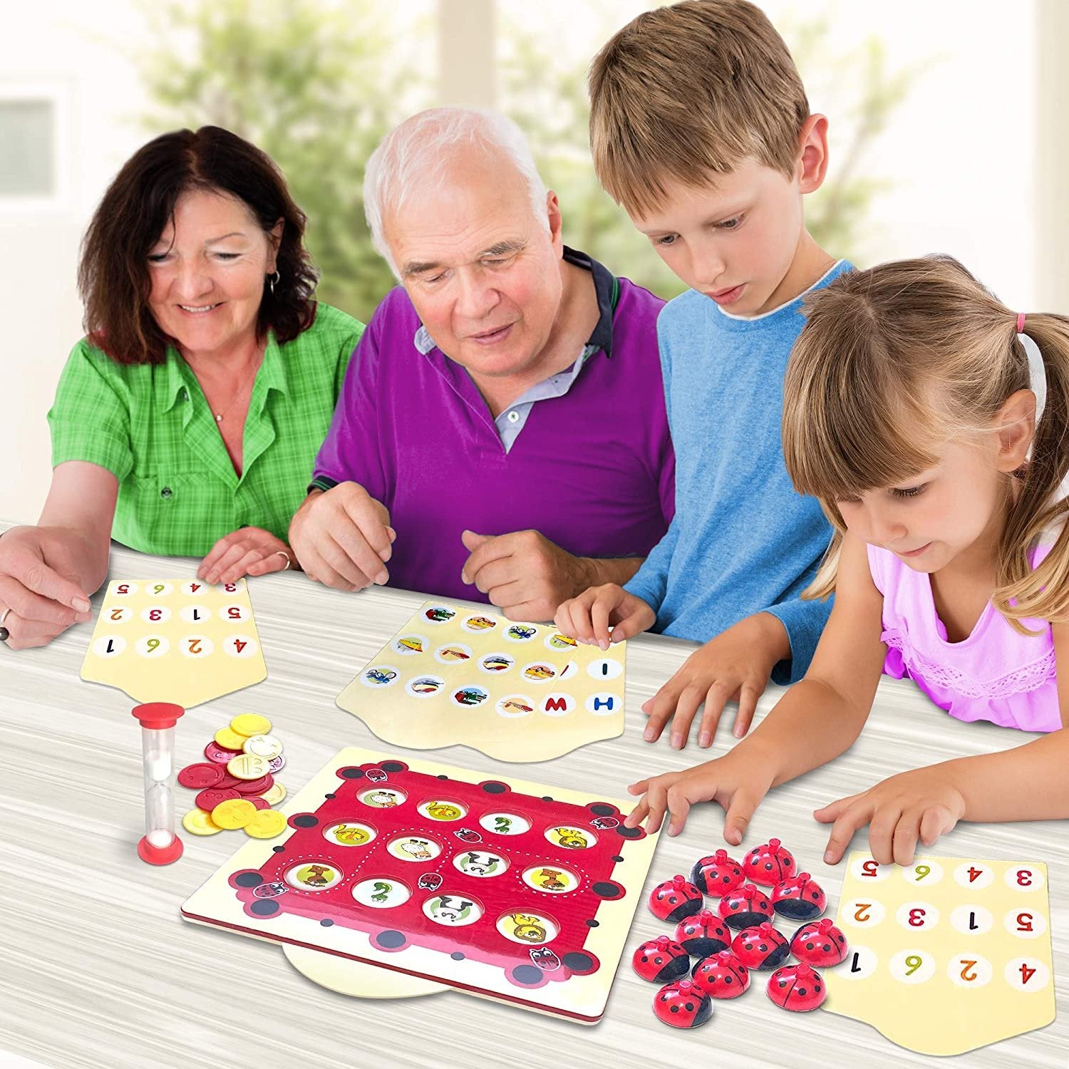 Ladybug Memory Matching Game for Kids - 8 Educational Match Games