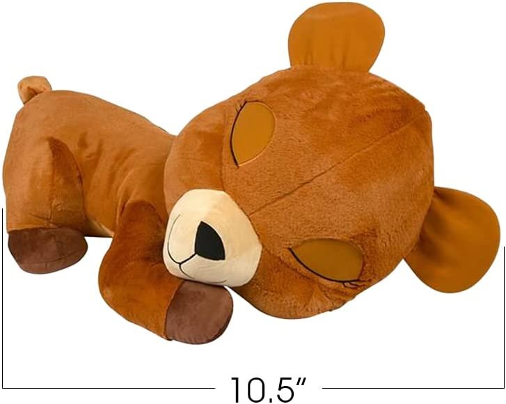 Dozy Dog and Bear, Includes 1 Dog Stuffed Animal and 1 Bear Stuffed Animal, Cute Plush Toys for Kids with an Adorable Sleepy Design, Great as Baby Nursery Decorations