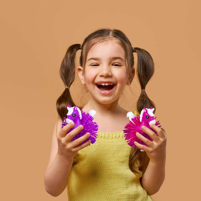 ArtCreativity Spiky Unicorn Toys, Set of 12, Cute Unicorn Gifts for Girls, Adorable Sensory Fidget Toys, Unicorn Birthday Party Favors for Kids, Decorations, Goodie Bag Fillers, Assorted Colors