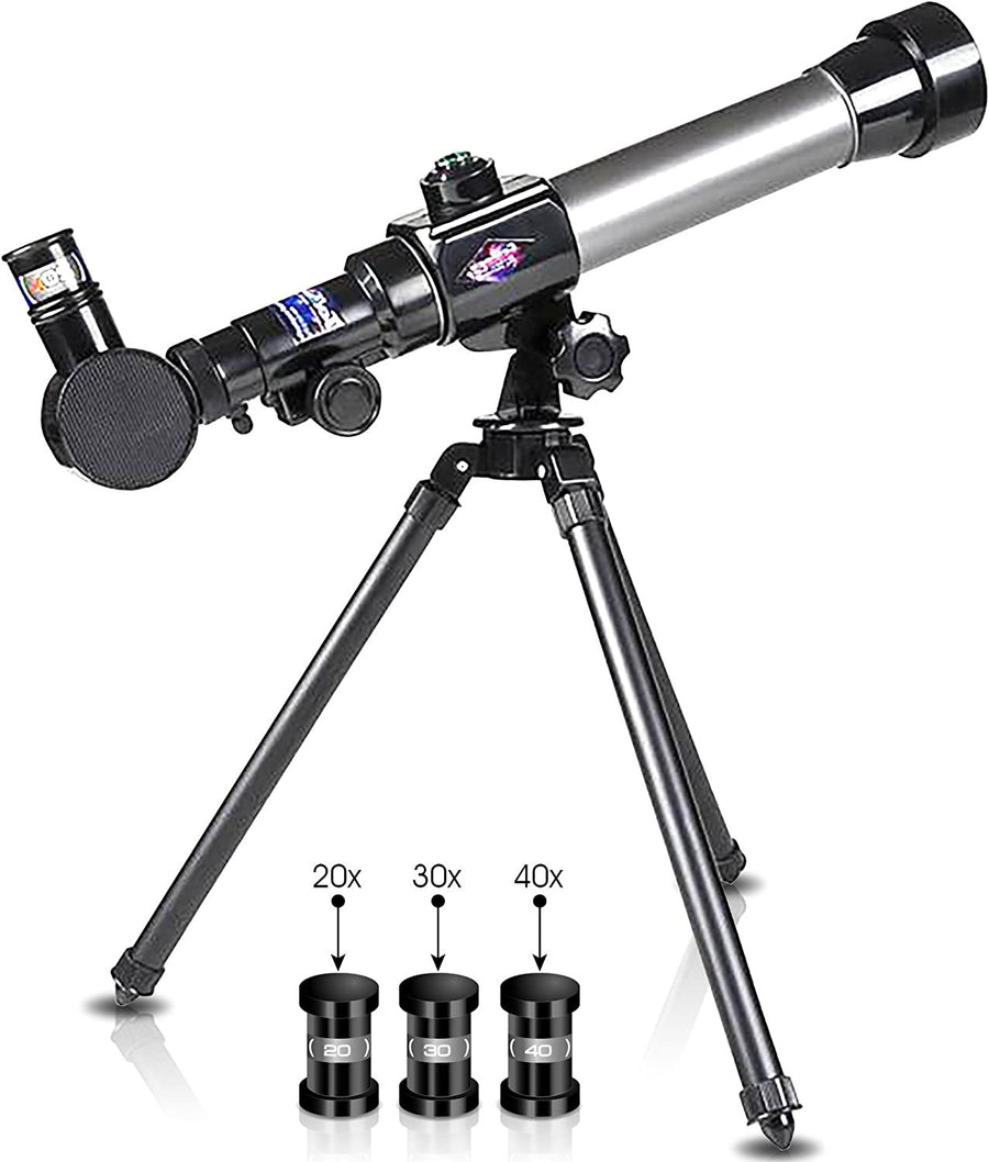 Telescope for Starters - 20x, 30x, 40x Eyepieces With Tripod Stand