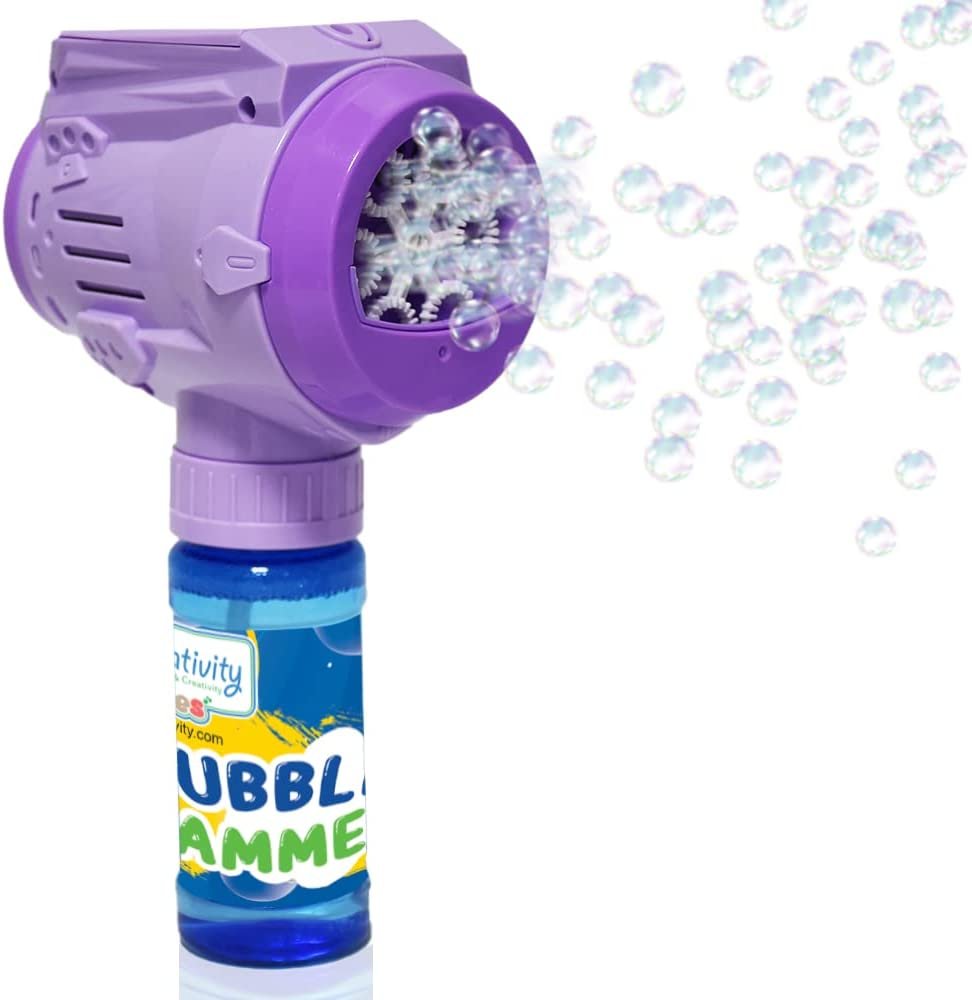 Bubble Hammer for Kids, 1 Piece, Automatic Bubble Machine for Kids with Bubble Solution Included, Handheld Bubble Maker Toy for Bigger and Easier Bubbles, Great Gift Idea