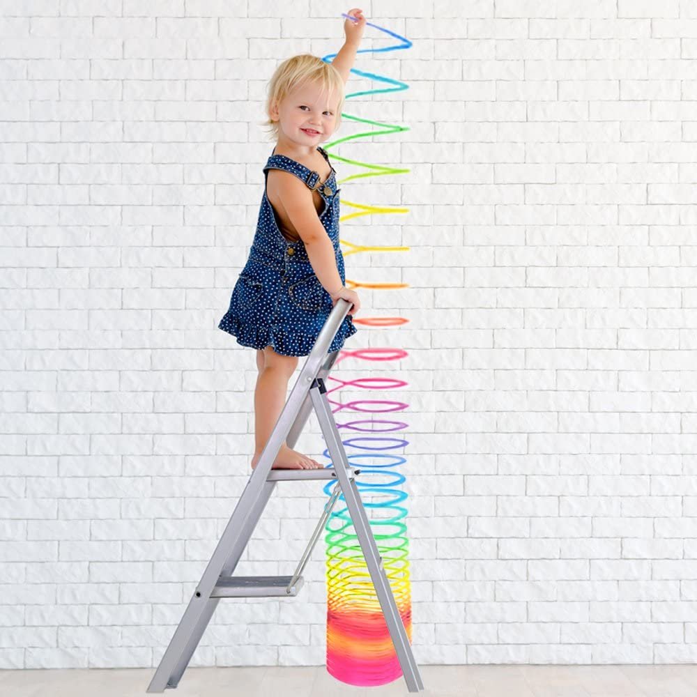 ArtCreativity Gigantic Coil Spring - Opens to 16 Feet - Jumbo Plastic Rainbow Coil Spring - Great Gift idea for Boys and Girls Ages 3+