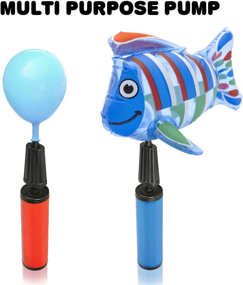 Kit Globos con Inflador, Animals & Party Faces Balloon Set, Balloon Pump  Hand Held, Inflator Air Pump Double Action for Sculpting Balloon Animals,  57 ballons total - Pampa Direct