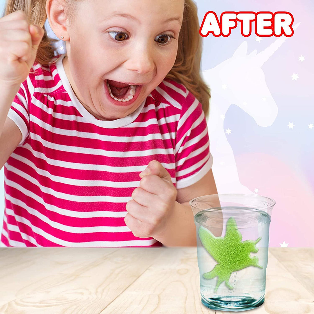Magic Growing Unicorn Capsules - Grow in Water - 2 Packs with 12 Expanding Animals Capsules Each - Cute Color Variety - Kids’ Birthday Party Favors, Contest Prize or Gift Idea