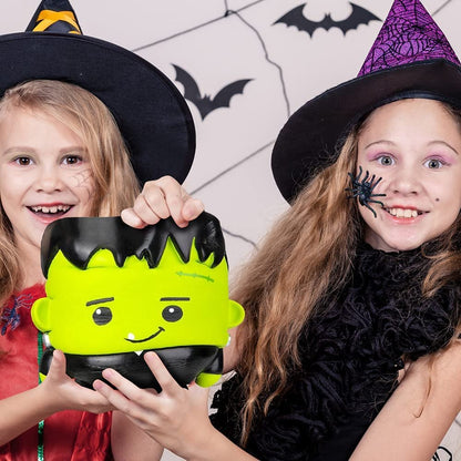 ArtCreativity Jumbo Squish Halloween Monster, 1 PC, Giant 10 Inch Slow Rise Stress Relief ZombieToy for Kids, Unique Halloween Party Decoration, Anxiety Relief Toy for ADHD, Great Gift Idea