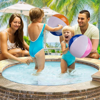 ArtCreativity 16 Inch Beach Balls for Kids, Pack of 12, Inflatable Summer Toys for Boys and Girls, Decorations for Hawaiian, Beach, and Pool Party, Beach Ball Party Favors