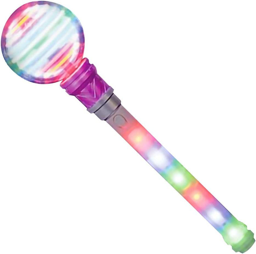 ArtCreativity Spinning Magic Ball Wand, 14 Inch LED Spin Toy for Kids with Batteries Included, Great Gift Idea for Boys and Girls, Fun Birthday Party Favor, Carnival Prize