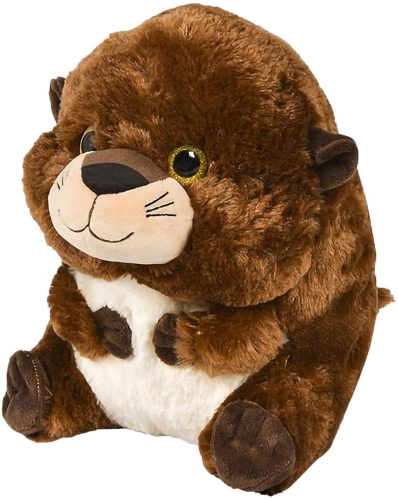 ArtCreativity Belly Buddy Otter, 10 Inch Plush Stuffed Otter, Super Soft and Cuddly Toy, Cute Nursery Décor, Best Gift for Baby Shower, Boys and Girls Ages 3+