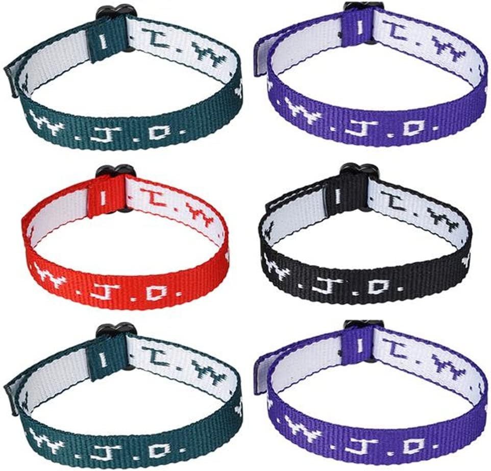 ArtCreativity W.W.J.D. Webbing Bracelets - Pack of 24 - What Would Jesus Do Wrist Band - Universal Size - WWJD Bands - Four Assorted Colors - Religious Party Favors for Boys and Girls