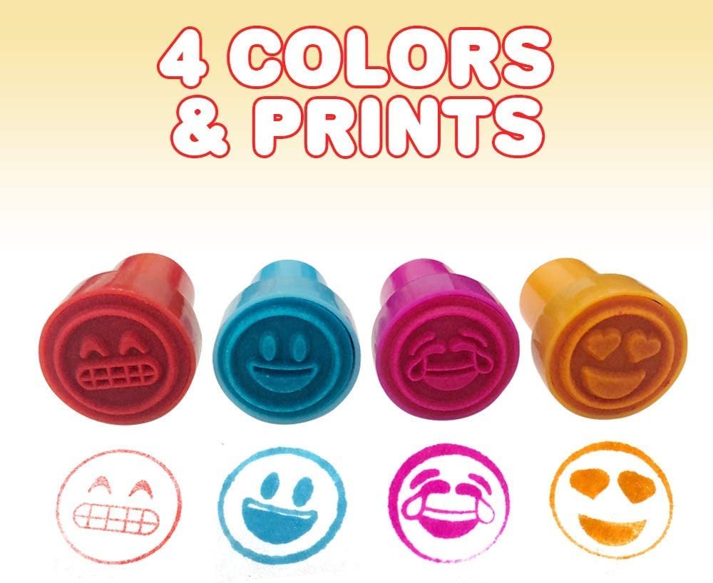 Emoticon Stampers for Kids, Pack of 24, Pre-Inked Smile Stampers for C ·  Art Creativity